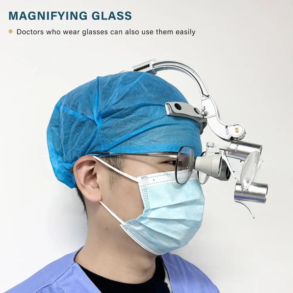 5W 치과용 LED 헤드라이트 2.5배 3.5배 쌍안  - Led Medical Headlight 리뷰 및 가격